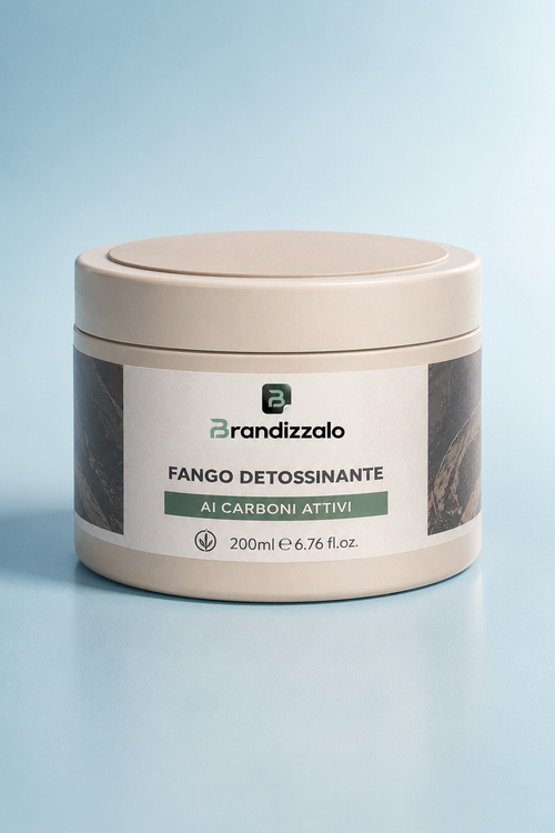Fango Detossinante Carboni Attivi 200ml Brandizzalo