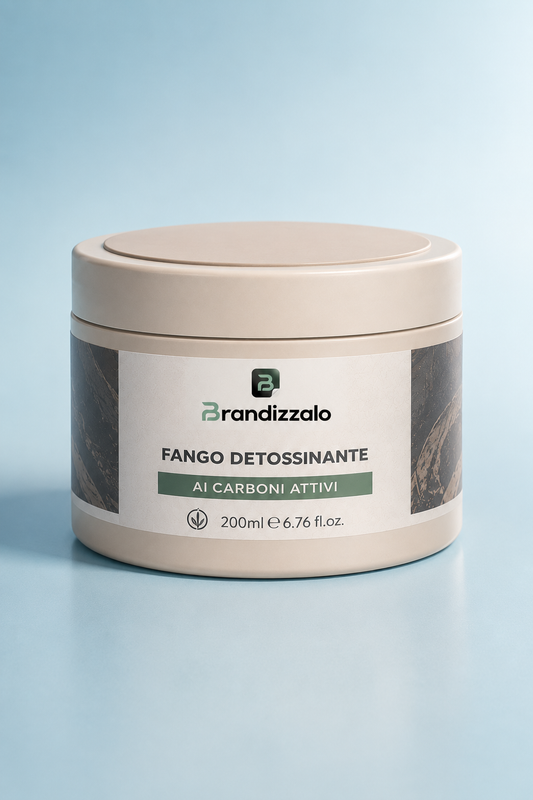 Fango Detossinante Carboni Attivi 200ml Brandizzalo