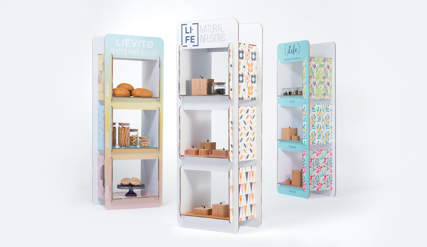 Espositore a torre — verticale personalizzato