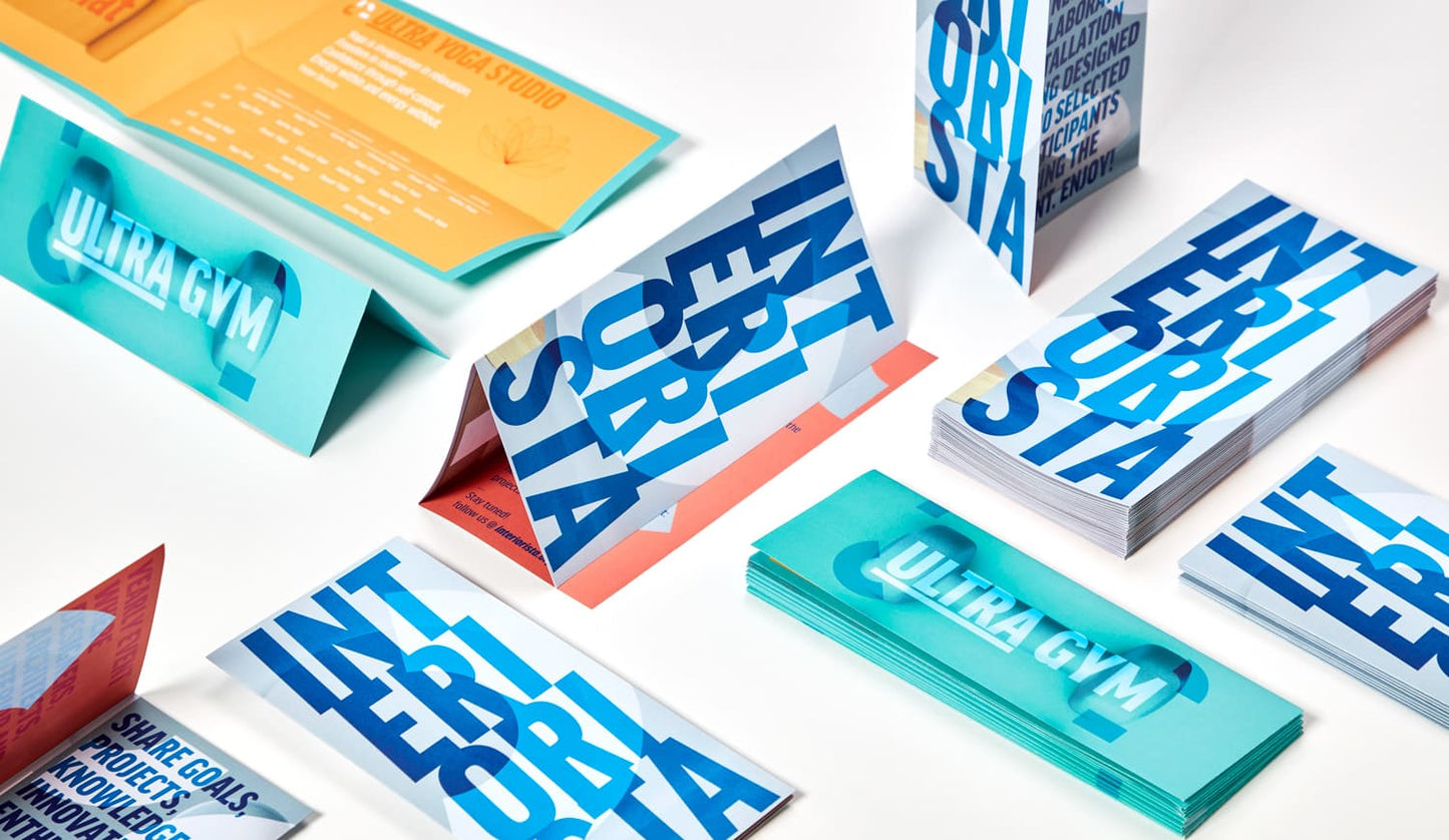Brochure pieghevole — pack per la tua linea