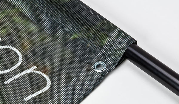 Telo microforato — banner mesh personalizzato